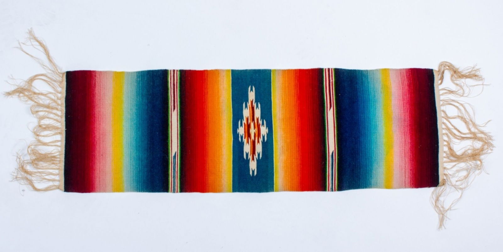 Vintage Mexican Serape Saltillo Mini Textile (1 of 4)