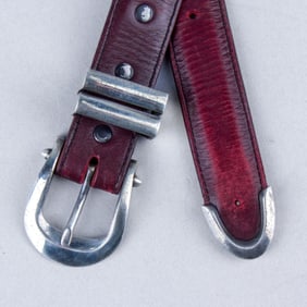 James Reid Santa Fe Style Sterling Silver Belt