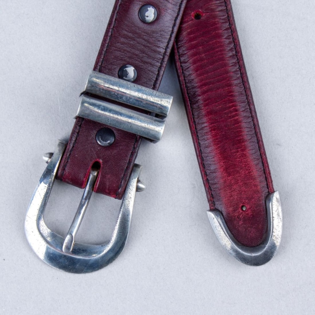 James Reid Santa Fe Style Sterling Silver Belt (1 of 8)