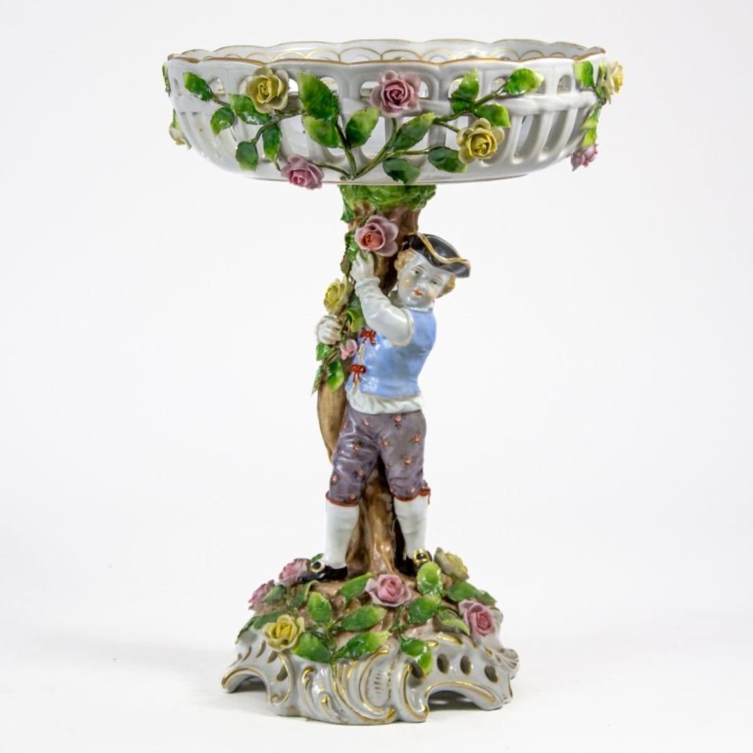 Antique German Von Schierholz Porcelain Compote (1 of 7)