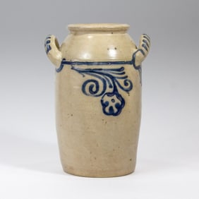 Antique Dutch / German Westerwald Pottery Crock