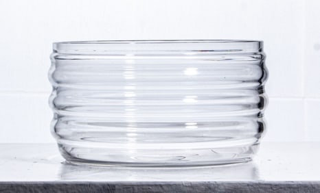 Baccarat France Art Deco Style Crystal Bowl