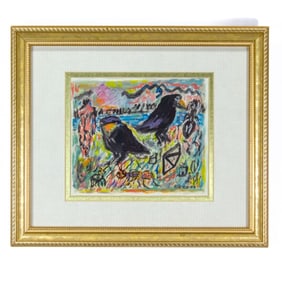 Joe Reno (WA) "Crows, Ants, and Human Figure"