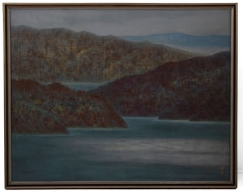 Hirohiko Uda "Serenity of the Mountains" Painting