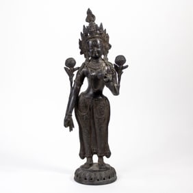 Nepalese Cast Bronze Tara Figure