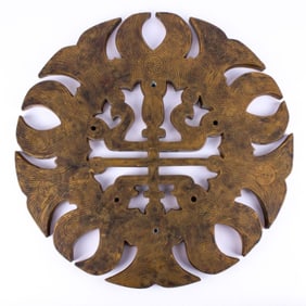 Large Chinese Pottery Tassel Ornament