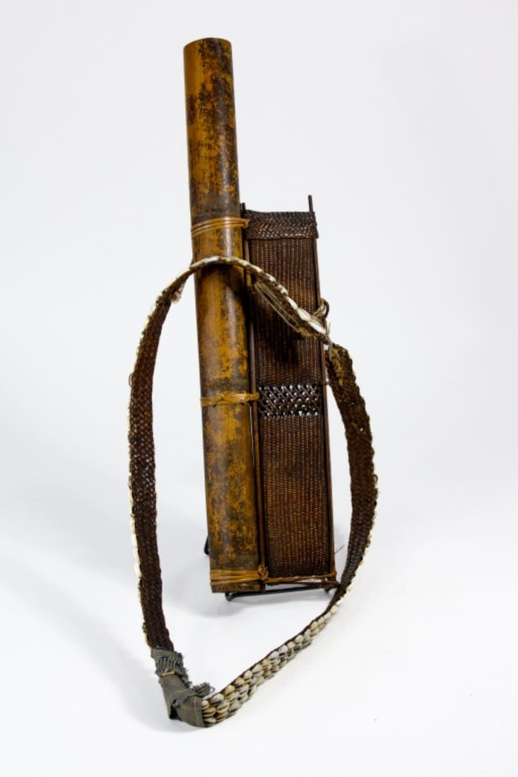 Vintage Naga People's Headhunter Blowdart Case (1 of 8)