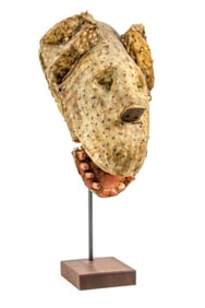 Antique African Bozo Mali People's(?) Leopard Mask