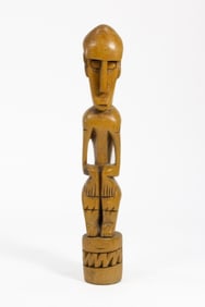 Indonesian Sumba Carved Wood Male Figure