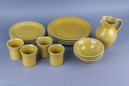Simon Pearce BELMONT Dinnerware / Saffron Yellow