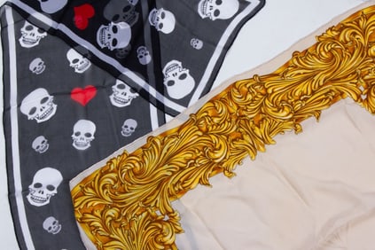 Moschino & Tiffany-Alana Silk Scarves