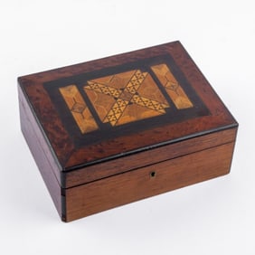Victorian Rosewood  & Inlay Desk Box