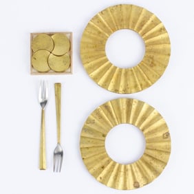 Futagami Japan Brass Pot Stands & Chopstick Rests