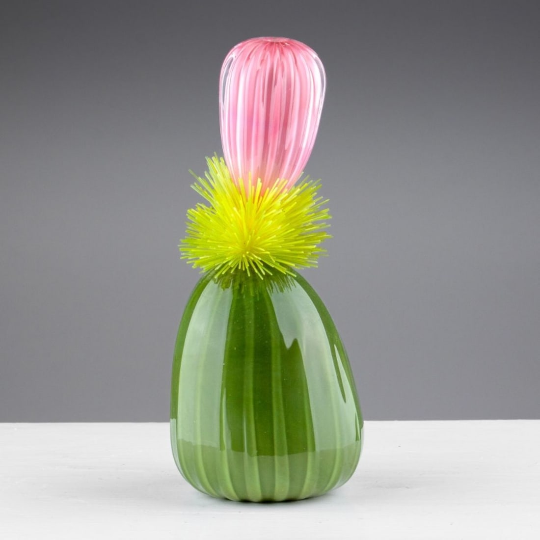 Flo Perkins "Cactus" Art Glass Sculpture, 1991 Pilchuck Artist (1 of 5)