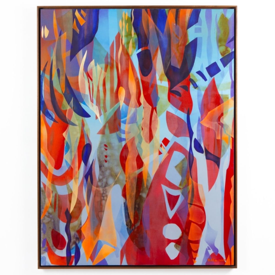 Camille Patha (WA)  "New Blue" Acrylic on Canvas (1 of 4)