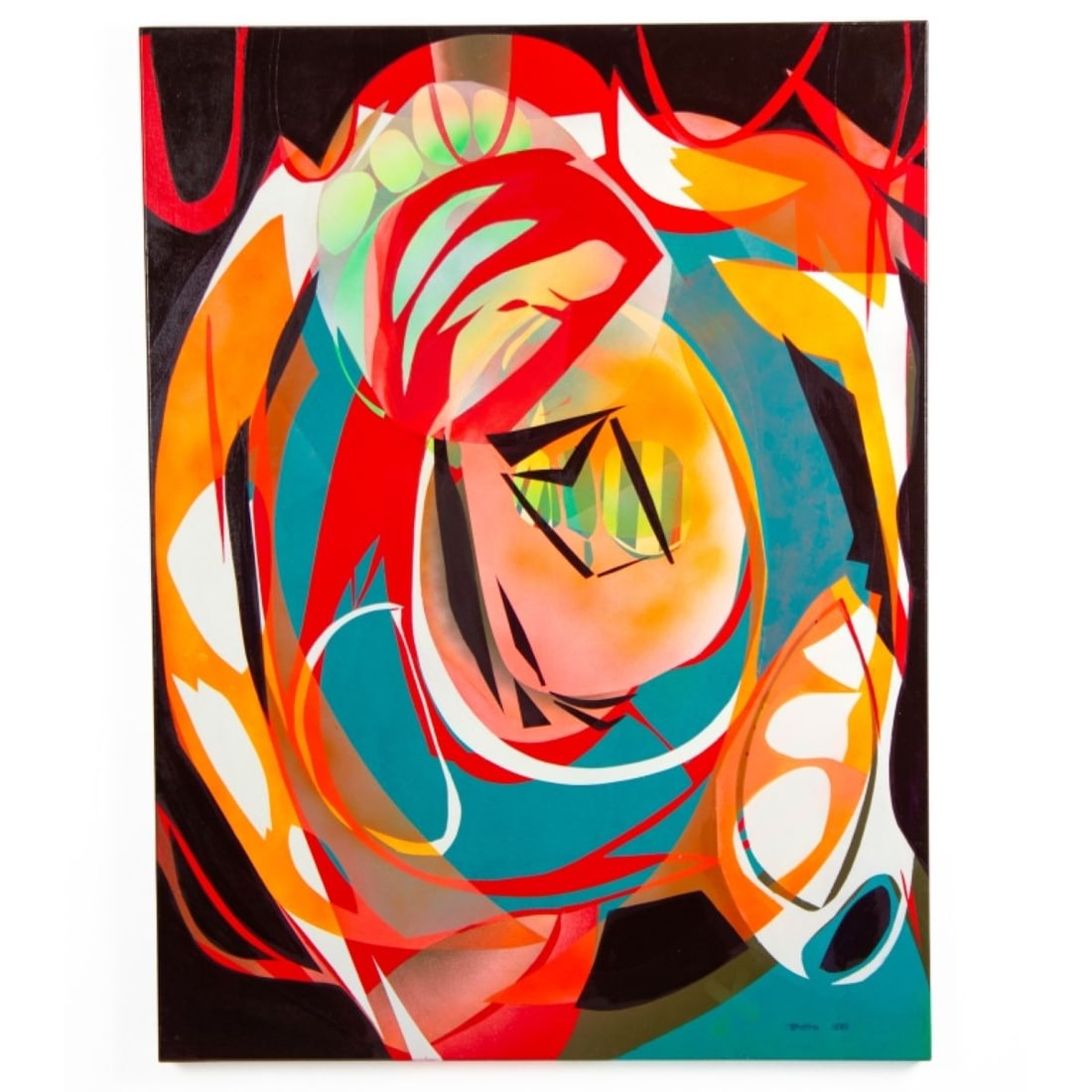 Camille Patha (WA)  "Lier's Edge" Acrylic, 2013 (1 of 4)