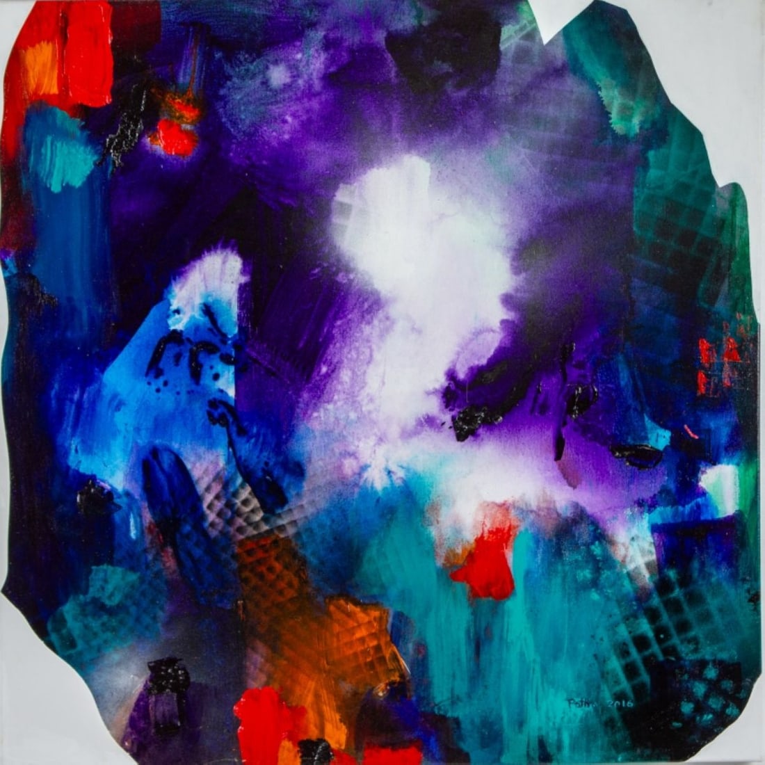 Camille Patha (WA)  "Glimpse" Oil on Canvas, 2016 (1 of 5)