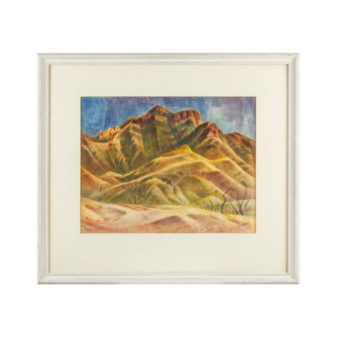 Ray Hill (1891-1980) Arizona Watercolor Landscape (1 of 6)