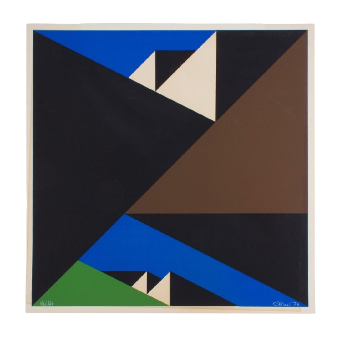 Walter Heinz Allner "Eastgate" Serigraph 1973 (1 of 5)