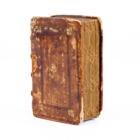 16th Century Small Leather Bound Book