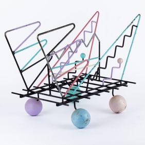 Memphis Milano Style Magazine Rack 1980's