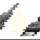 Large Antique Chinese Carved Wood Guanyin 37"