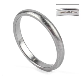 Tiffany & Co Platinum PT950 Band Ring