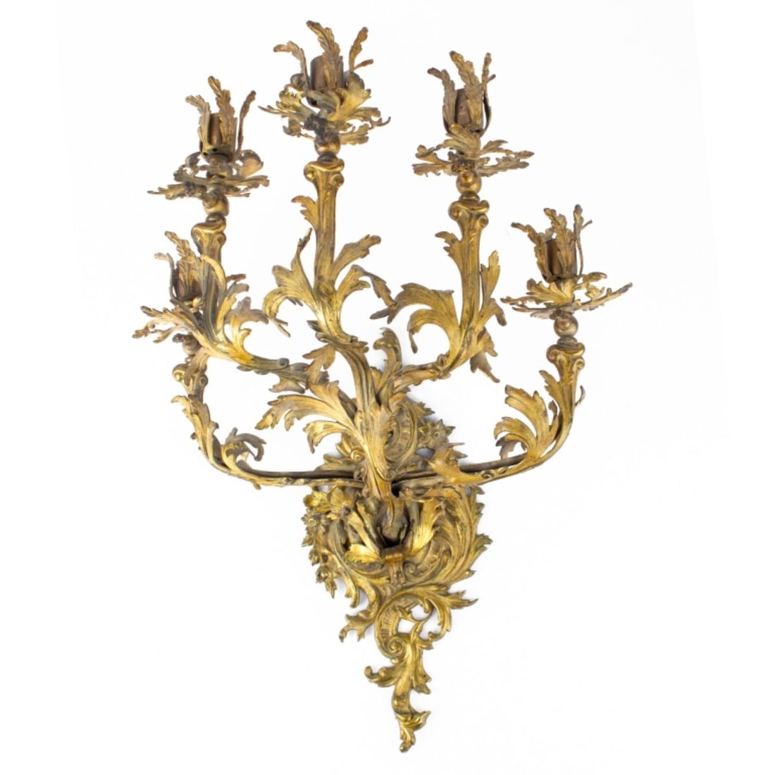 Antique French Gilt Bronze Sconce (1 of 5)