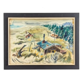 Jess Cauthorn (WA) ''Grayland'' Watercolor