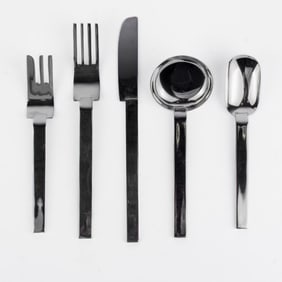 Russel Wright MMA Silver Plate Flatware 5-pc