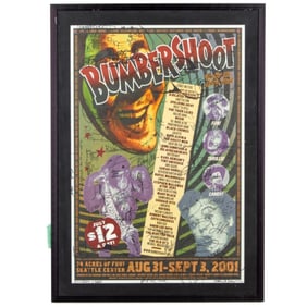 Bumbershoot 2001 Performer Signed Poster
