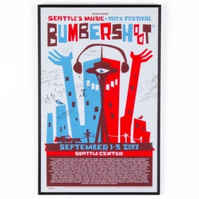 Bumbershoot 2007 Performer Signed Poster