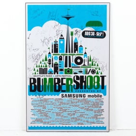 Bumbershoot 2008 Performer Signed Poster