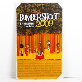 Bumbershoot 2009 Festival Poster on MDF