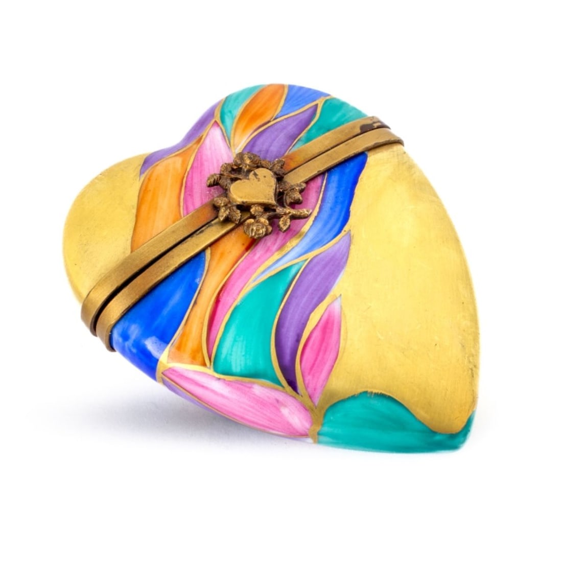 Rochard Limoges France Heart Trinket Box (1 of 8)