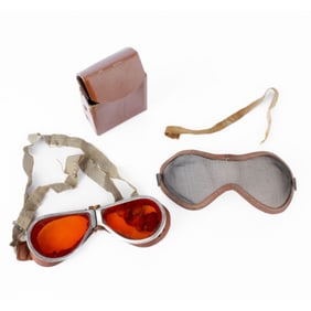 WWII British Military MT Dispatch Rider Goggles