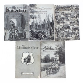 1930s "Harley-Davidson Enthusiast" Magazines