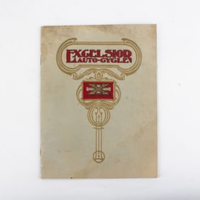 Original 1914 Excelsior Motorcycle Catalog
