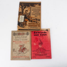 1917 Motorcycle Supply Catalogs / MECO