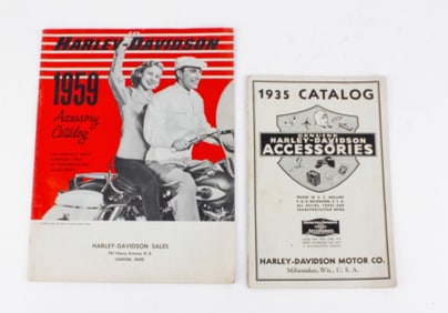 1935 & 1959 Harley-Davidson Catalogs