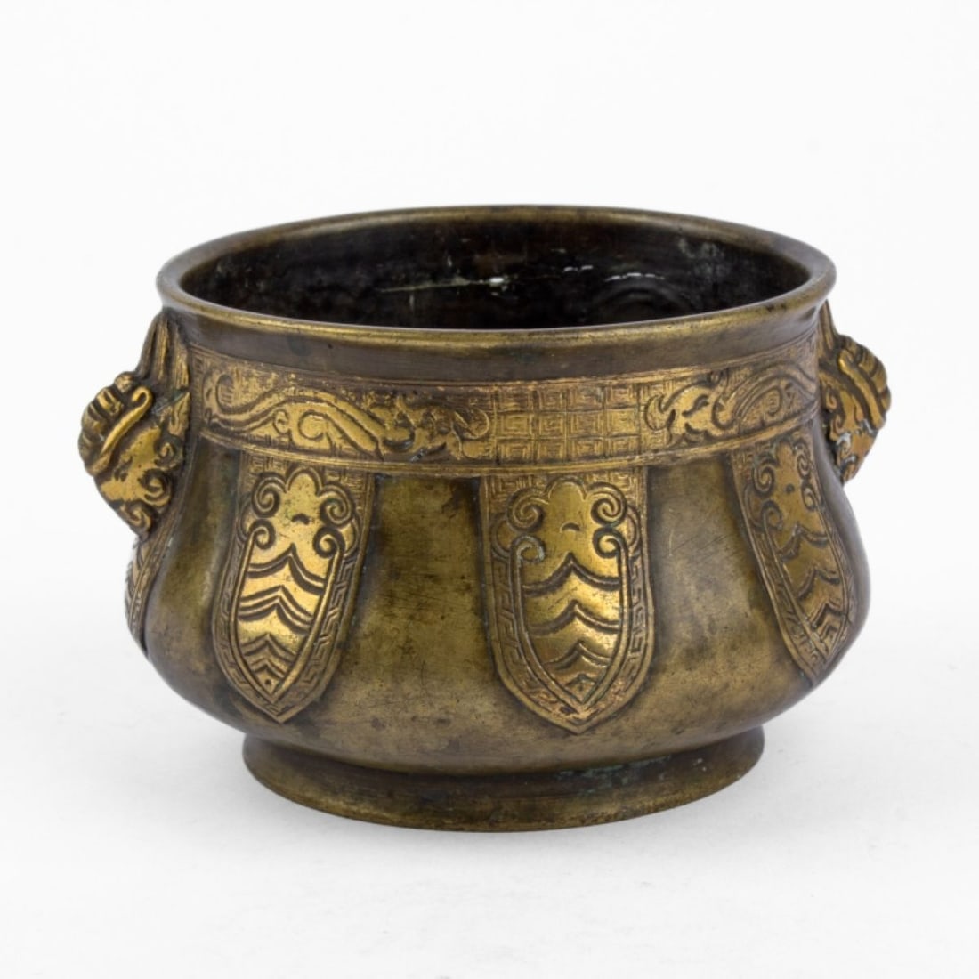 Antique Chinese Cast Bronze Xuande Mark (1 of 5)