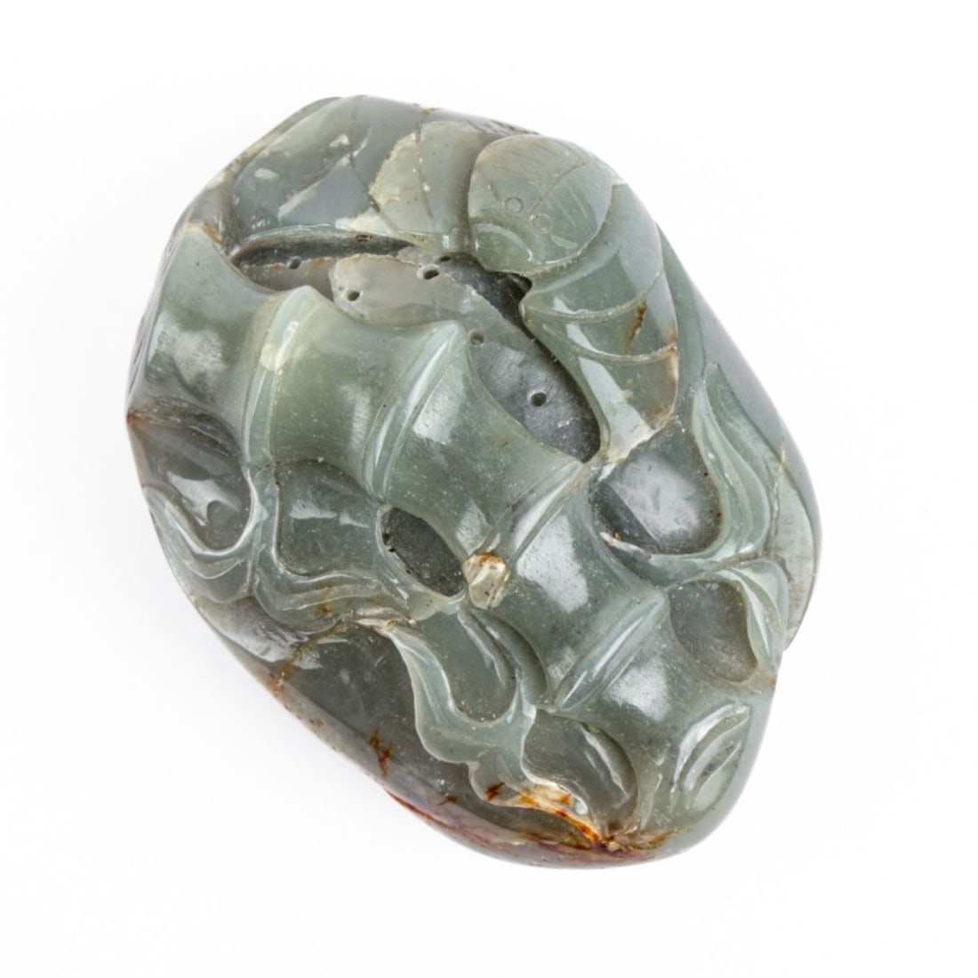 Chinese Carved Jade / Hardstone Boulder (1 of 6)