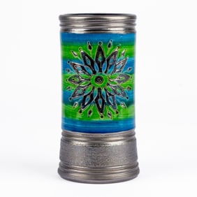 Bitossi Aldo Londi Cylinder Vase
