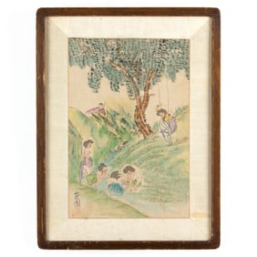 Antique Korean Painting aft. Shin Yun-Bok