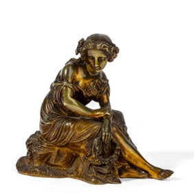 Antique French Gilt Bronze Sculpture