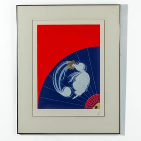 Erte "Legerete" Signed Serigraph on Paper