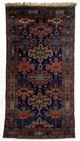 Antique Kurdish Tribal Persian Rug- 79x41"