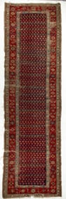 Antique Persian Boteh Hand Knotted Rug