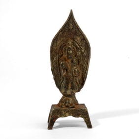 Chinese Northern Wei Dynasty Style Bronze Buddha