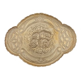 Antique Art Nouveau EPNS Angel / Cherub Tray